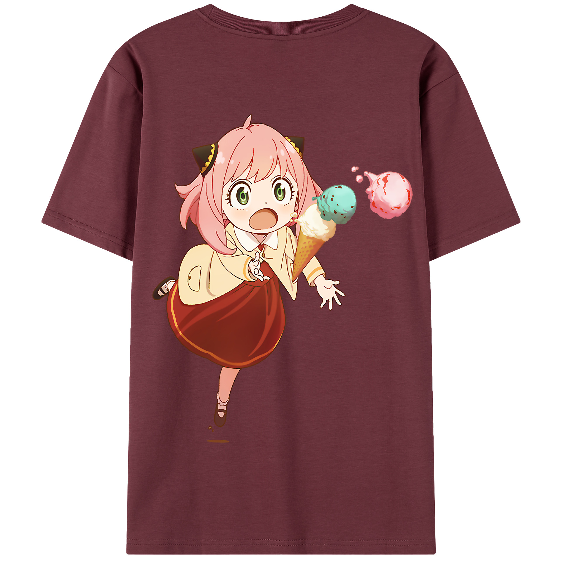 （画像用） SPY×FAMILY间谍家家酒 綿100％半袖Tシャツ（背面プリント）